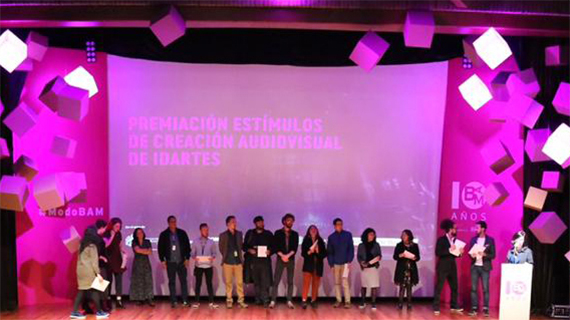 Algunos de los premiados en el BAM