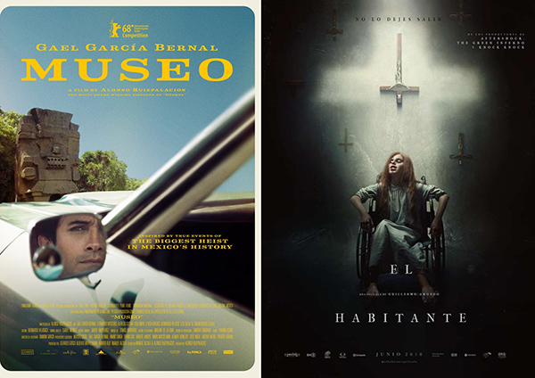Carteles de "Museo" y "El habitante"