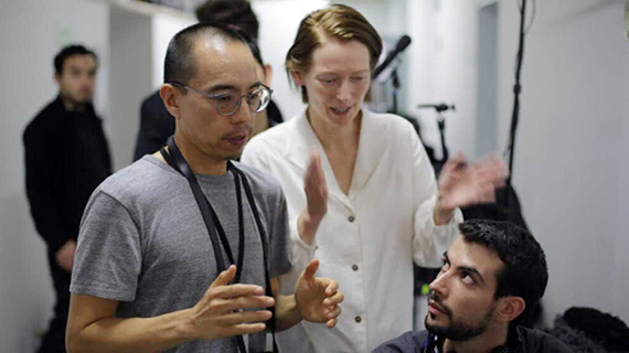 Apichatpong Weerasethakul y Tilda Swinton 