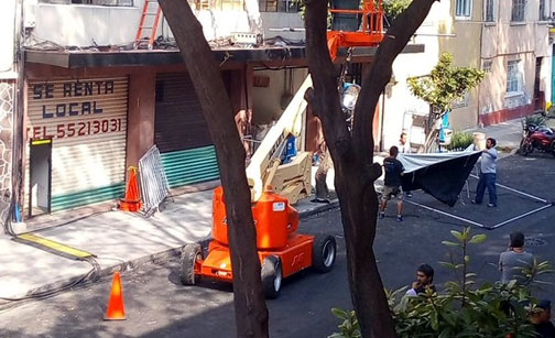 Filmación en Ciudad de México