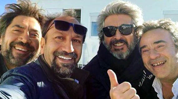 Bardem, Farhadi, Darín y Fernández