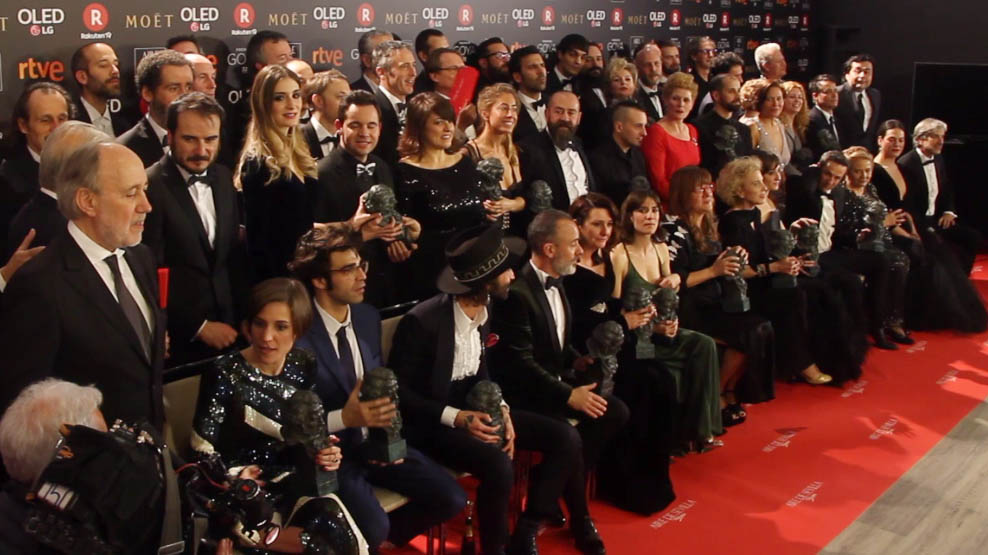 Foto de familia de los ganadores
