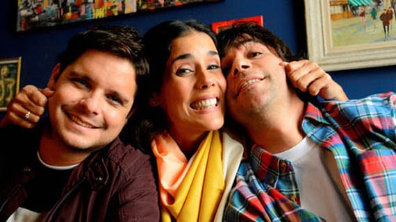 Los tres protagonistas de "Sobredosis de amor"