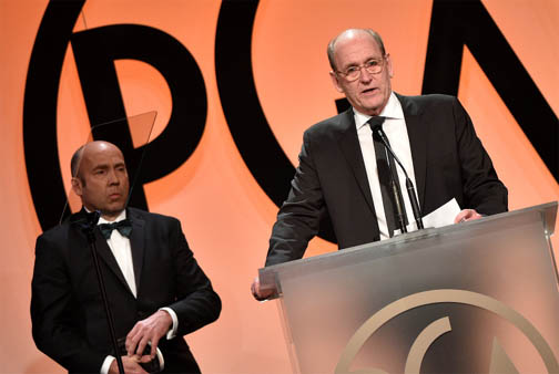 Richard Jenkins leyó el agradecimiento de Guillermo del Toro (REX/Shutterstock)