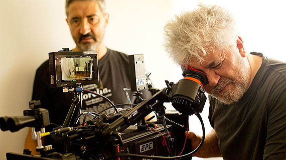 Pedro Almodóvar, rodando
