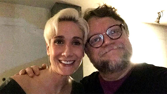 Guillermo del Toro, con Issa López