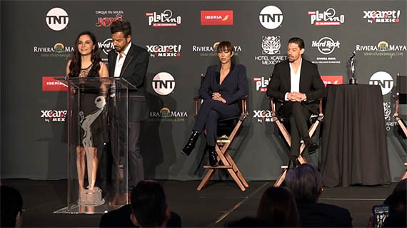Lectura de las finalistas a los Platino