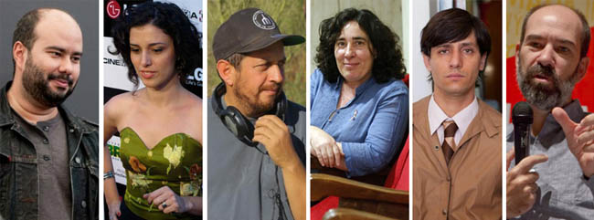 Guerra, Seigner, Hernández Cordón,Echevarría, Toscano y Rosales