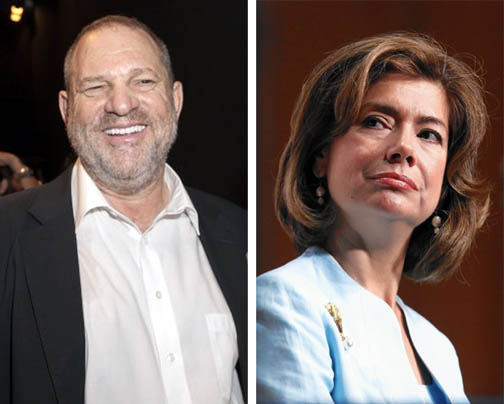 Harvey Weinstein y María Contreras