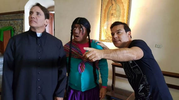 Rodaje de "La paisana Jacinta"