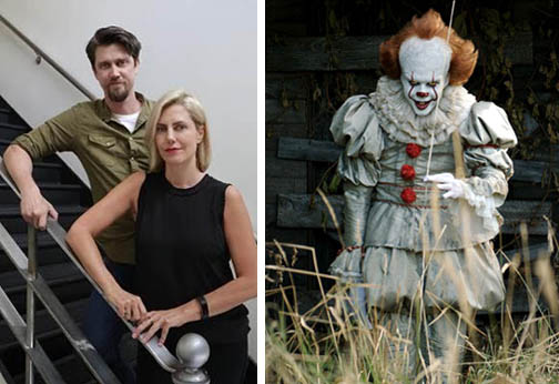 Los Muschietti y el payaso de "It"