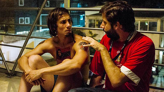 Castillo (dcha.) con su protagonista, Alexander Leterni