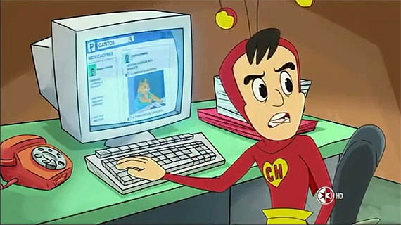 El Chapulín, animado en TV