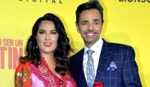 Hayek y Derbez, protagonistas de "Cómo ser un Latin Lover"