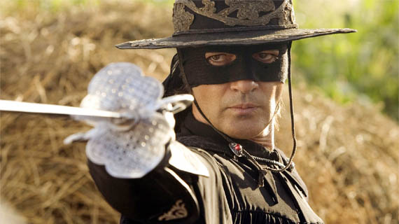 Banderas, como el Zorro