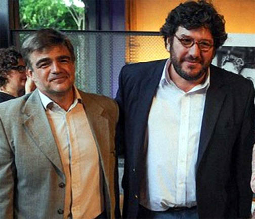 Alejandro Cacetta y el ministro Avelluto