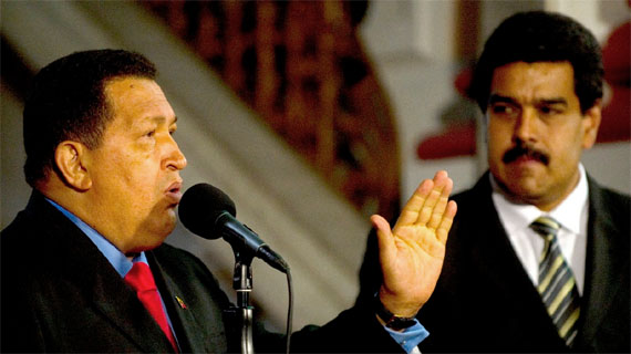 Chávez y Maduro