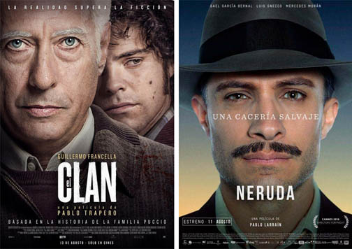 "El clan" y "Neruda"
