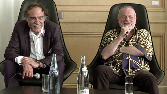 Branco y Gilliam, en Cannes el pasado mayo