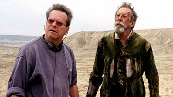 Gilliam, con Rocheford en el primer intento de filmar su película