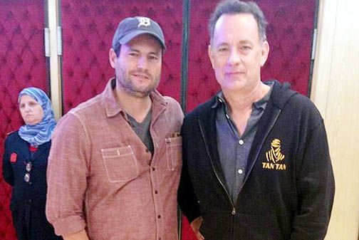 Pavlovich, con Tom Hanks