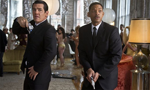 James Brolin y Will Smith, de negro