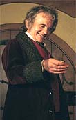 El hobbit Bilbo, ya maduro, en 'El señor de los anillos' El hobbit Bilbo, ya maduro, en 'El señor de los anillos'