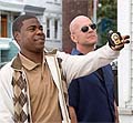 Morgan y Willis, en 'Cop out' Morgan y Willis, en 'Cop out'