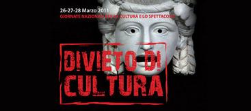 ´Prohibida la cultura', eslogan de la protesta ´Prohibida la cultura', eslogan de la protesta