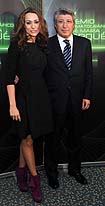 Natalia Verbeke y Enrique Cerezo, en el anuncio de los candidatos al Forqué Natalia Verbeke y Enrique Cerezo, en el anuncio de los candidatos al Forqué