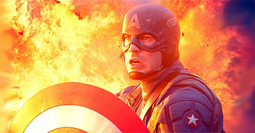 Chris Evans es el Capitán América
