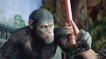 Serkis, como Caesar, en 'El origen del planeta de los simios' Serkis, como Caesar, en 'El origen del planeta de los simios'