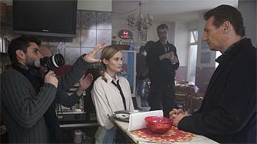 Collet-Serra (izq.) dirige a Kruger y Neeson, en 'Unknown' Collet-Serra (izq.) dirige a Kruger y Neeson, en 'Unknown'