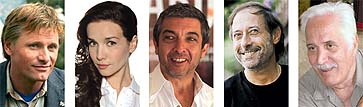 Mortensen, Oreiro, Darín, Francella y Luppi Mortensen, Oreiro, Darín, Francella y Luppi