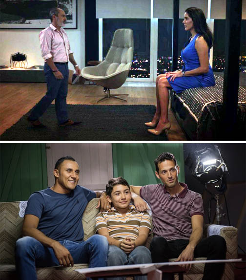 "El gran León" y los dos actores que le interpretan en "Un hombre de fe"