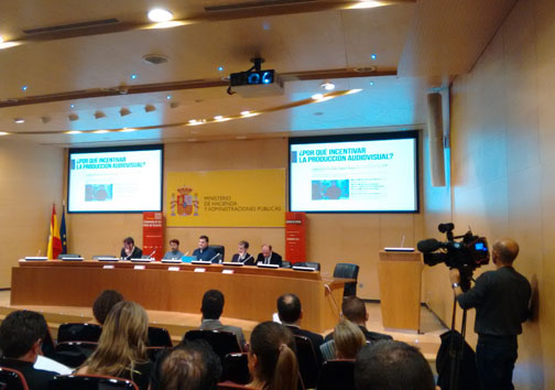La jornada sobre incentivos a rodajes